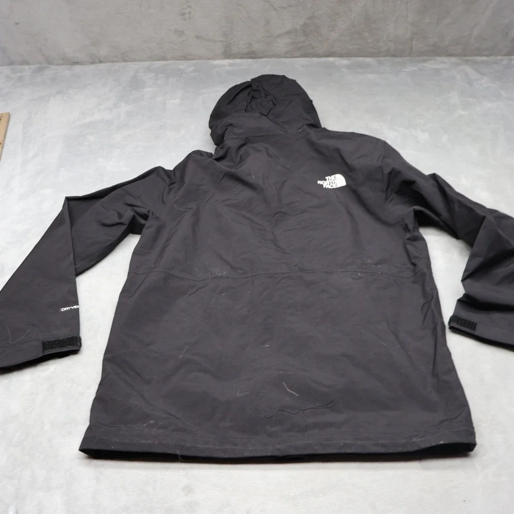 North Face Jacket Boy Medium 10/12 Black Vortex Triclimate Waterproof 3in1 Shell